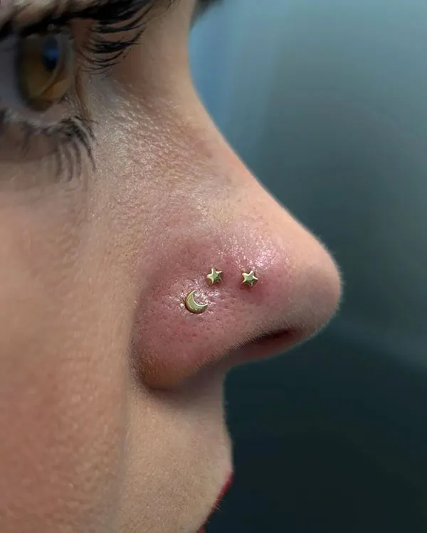 Delicate piercing model 10
