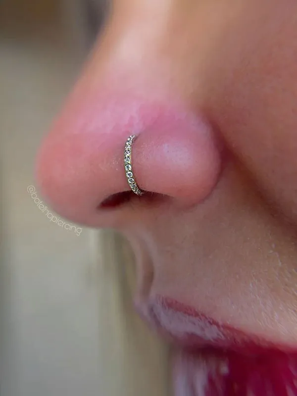 Delicate piercing model 4
