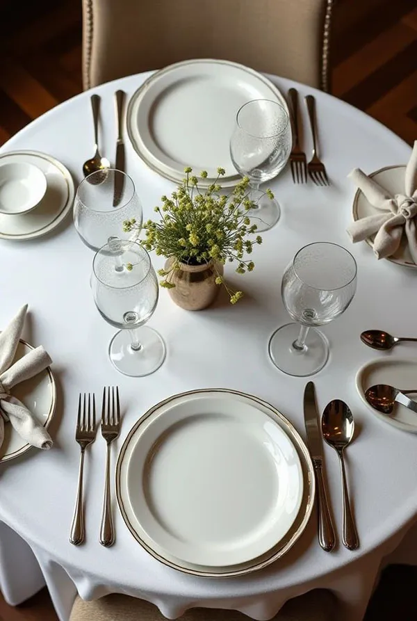 Dining table arrangement 24