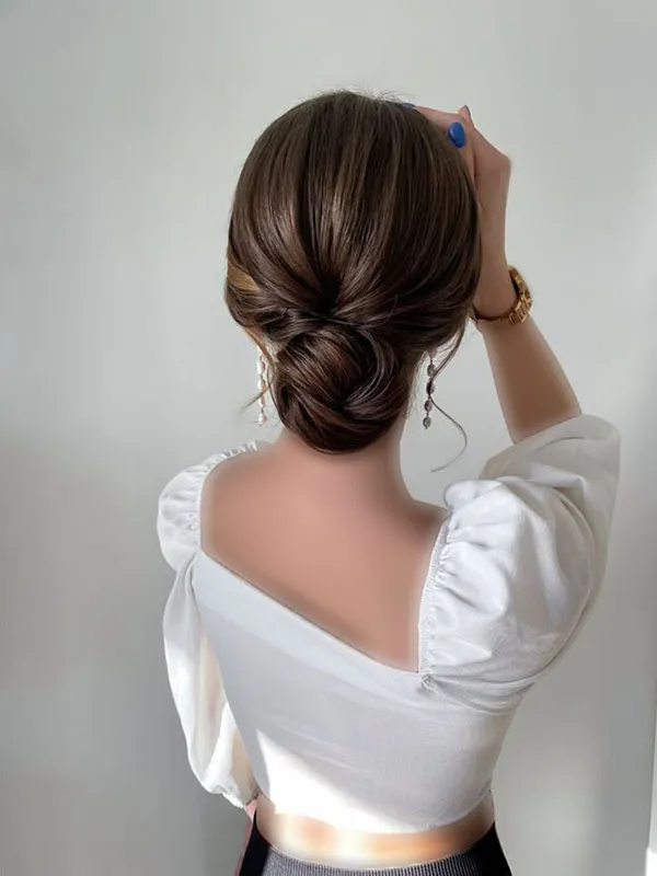 32 مدل مو گوجه ای اروپایی دخترانه؛ ساده ولی استایلدار! 5 European tomato hairstyle 2