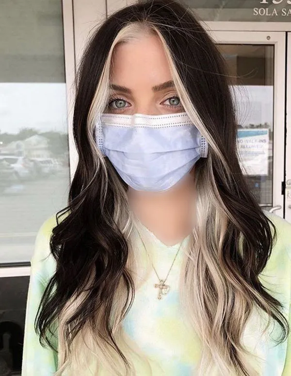 Face frame hair color 1