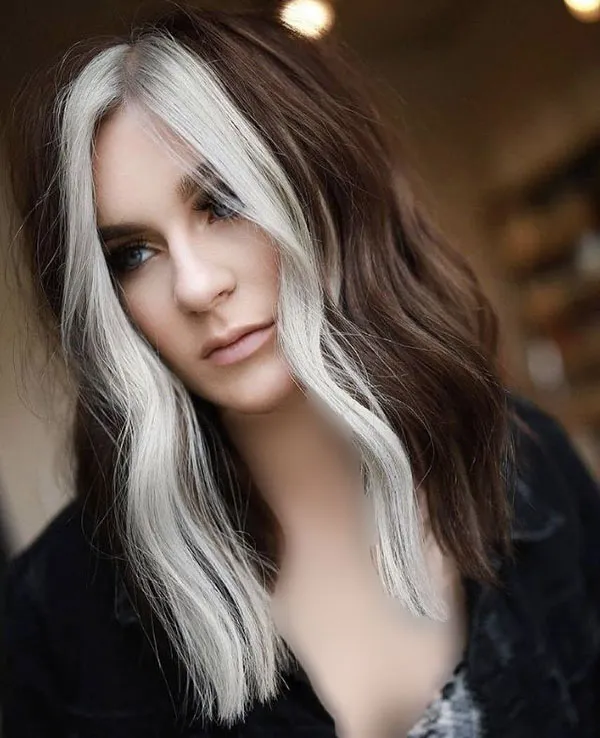 Face frame hair color 13