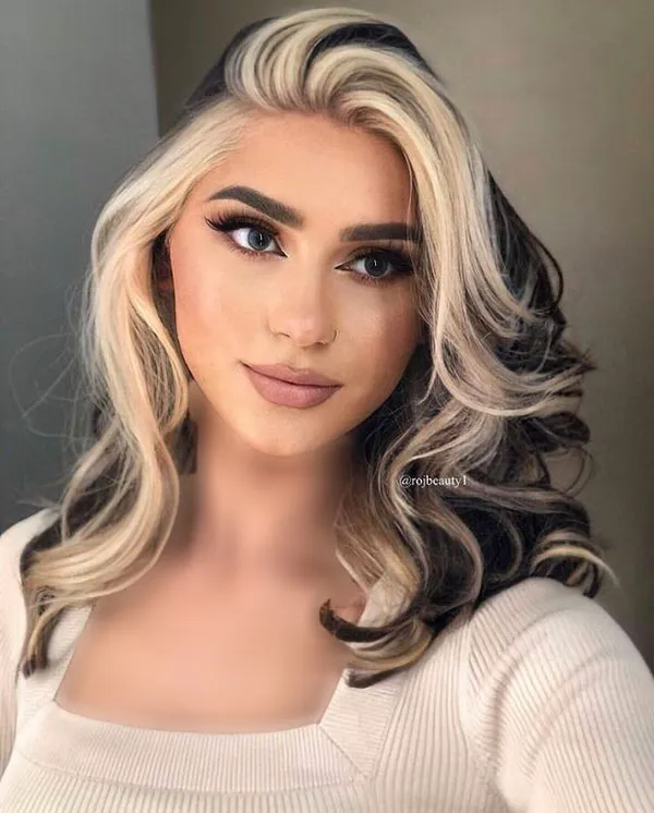 Face frame hair color 22