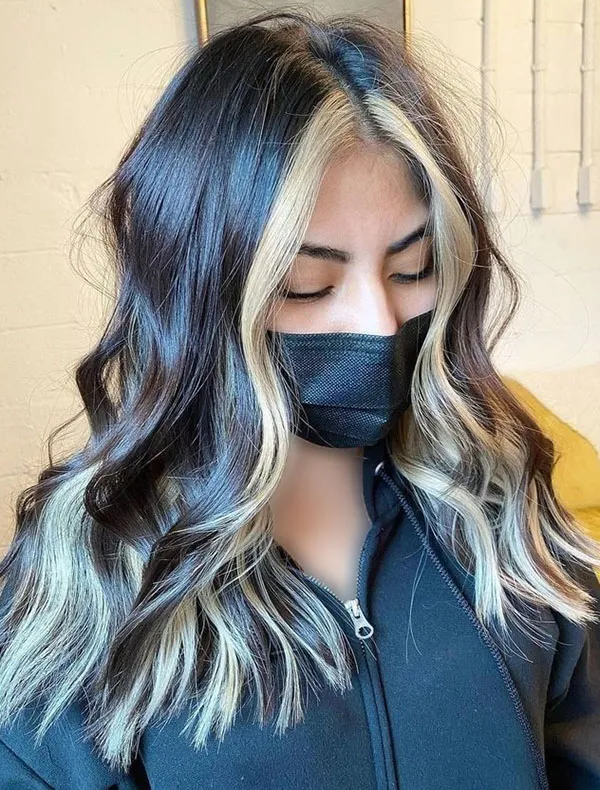 Face frame hair color 28