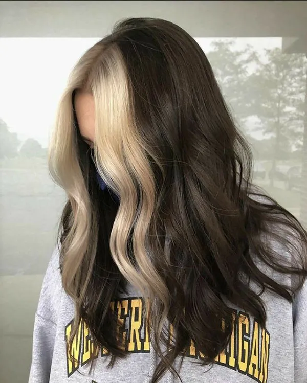 Face frame hair color 5