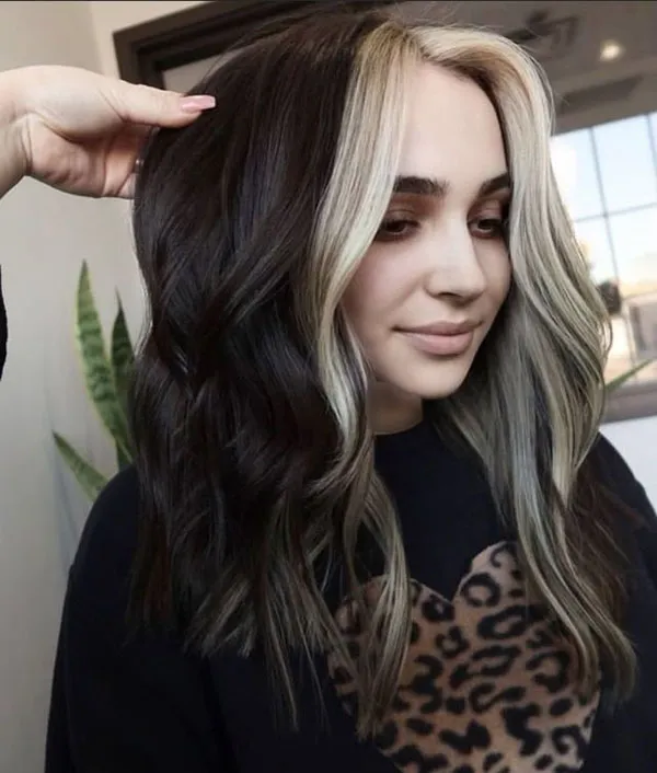Face frame hair color 7