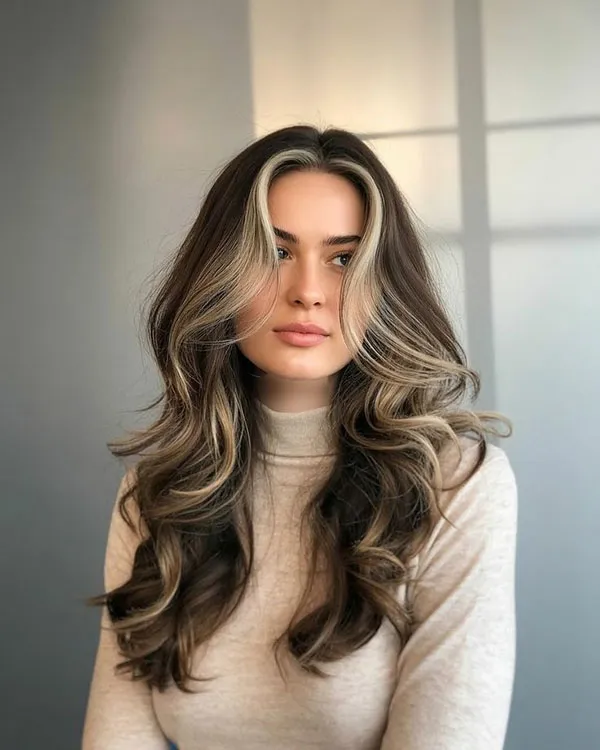 Face frame hair color 9
