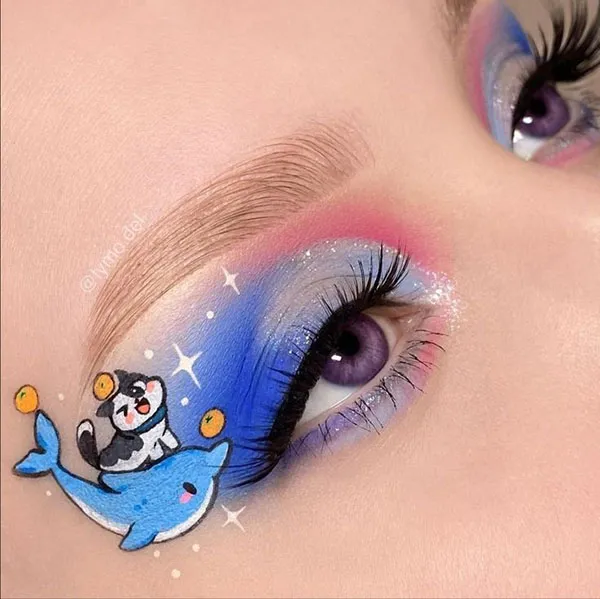 Fantasy eye makeup 28