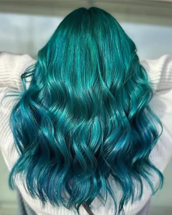 32 مدل رنگ مو فانتزی بدون دکلره؛تغییر خاص بدون آسیب به موها💜 6 Fantasy hair color without bleach 29
