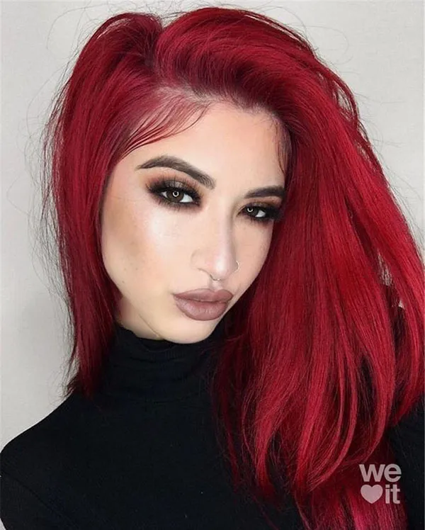 32 رنگ مو قرمز فانتزی؛ برای دخترایی که میخوان متفاوت بدرخشن 😍 32 Fantasy red hair color 29