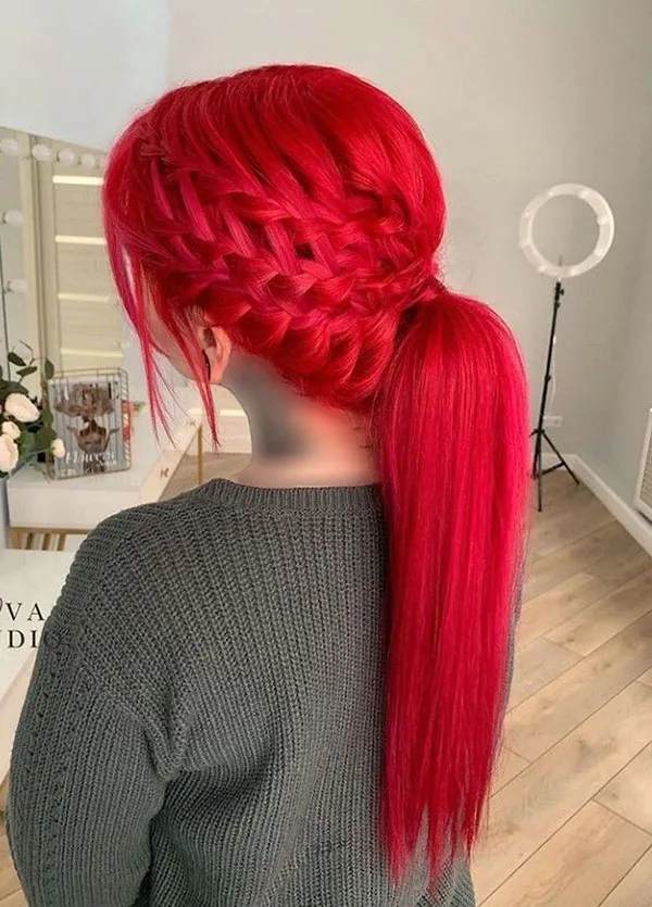 32 رنگ مو قرمز فانتزی؛ برای دخترایی که میخوان متفاوت بدرخشن 😍 6 Fantasy red hair color 4