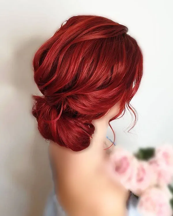 32 رنگ مو قرمز فانتزی؛ برای دخترایی که میخوان متفاوت بدرخشن 😍 12 Fantasy red hair color 8