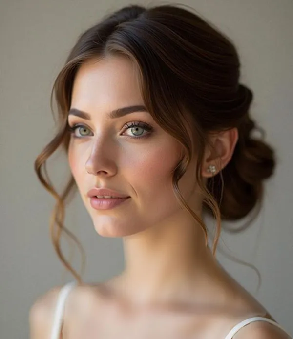 Formal front hairstyle 2