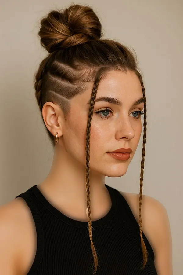 Girls sporty hairstyle 29