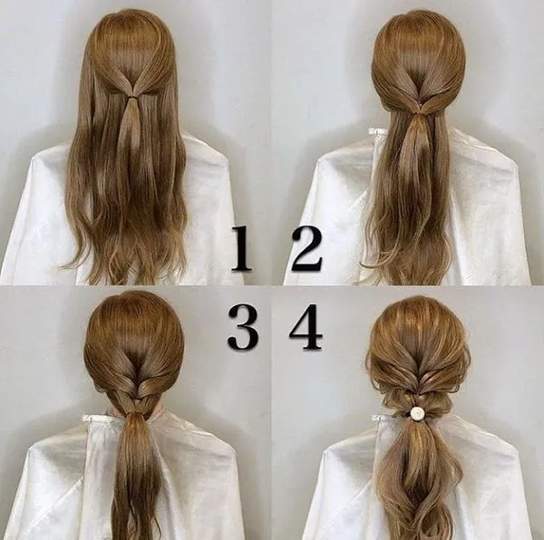 انواع روش بافت مو 2025 | آموزش ساده و شیک به سبک دخترونه✨ 9 Hair weaving method 4