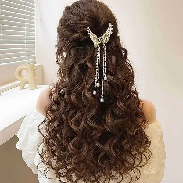 Half open party hairstyle 18