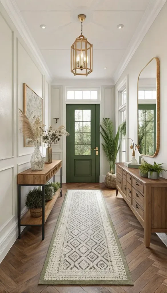 34 ایده دکوراسیون راهرو منزل؛ از یک فضای ساده تا ورودی شیک و خاص 🏡 12 Home hallway decoration 9