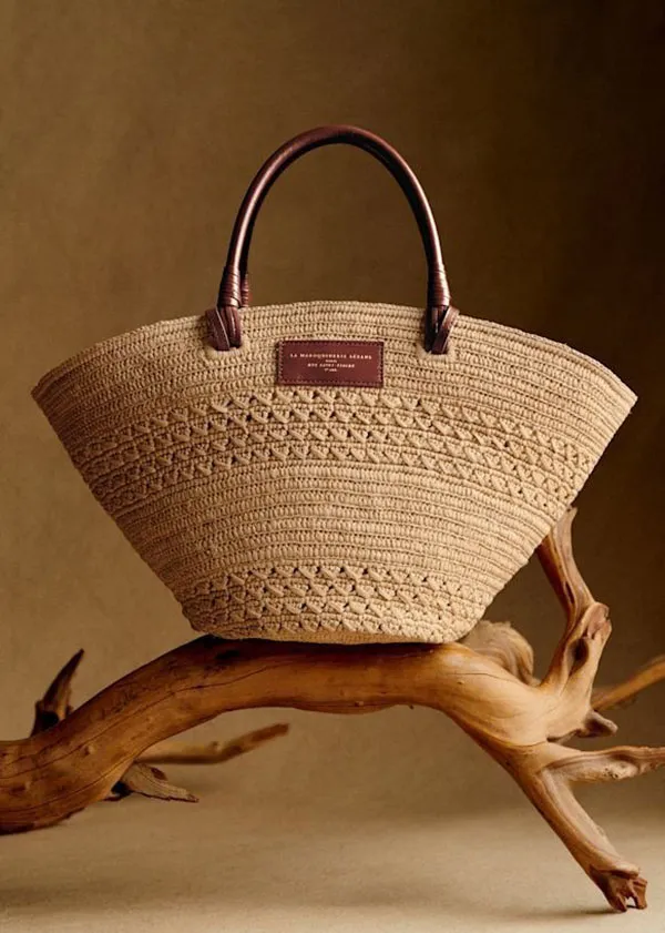 How to weave a raffia bag 1