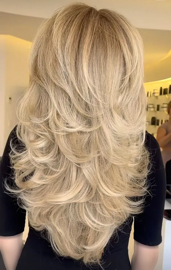 Layered hairstyle 10