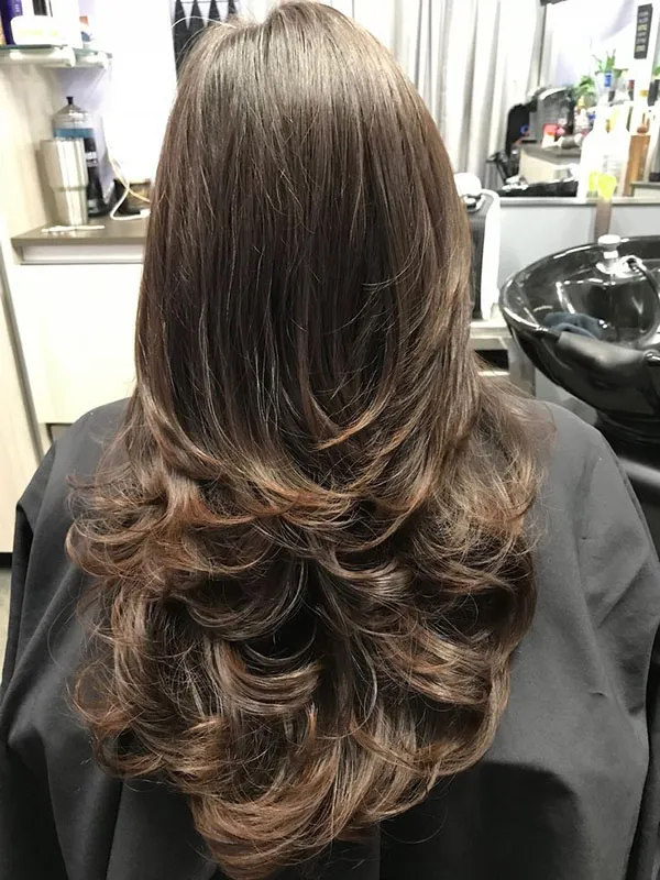 Layered hairstyle 2