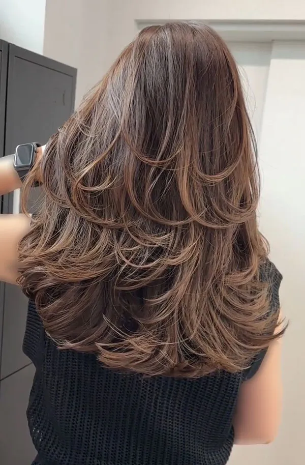 Layered hairstyle 7