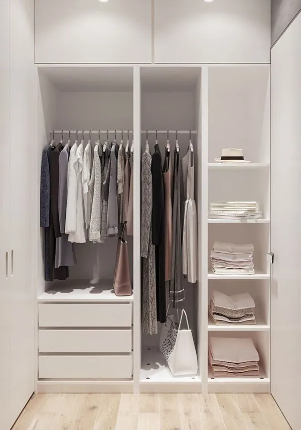 35 ایده چیدمان داخل کمد دیواری؛ از شلوغی تا آرامش در چند حرکت! 4 Layout inside the closet 2