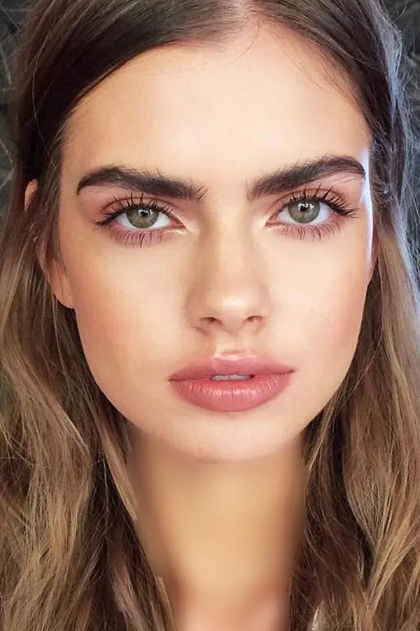 Natural girls eyebrows 17