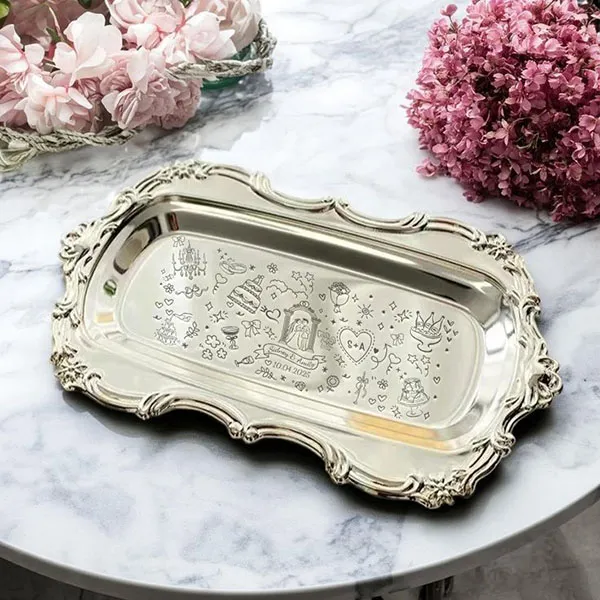 سینی مجلسی جدید 1404؛ جزئیات لوکسی که میز پذیراییت رو خاص میکنن 22 New dining tray 20