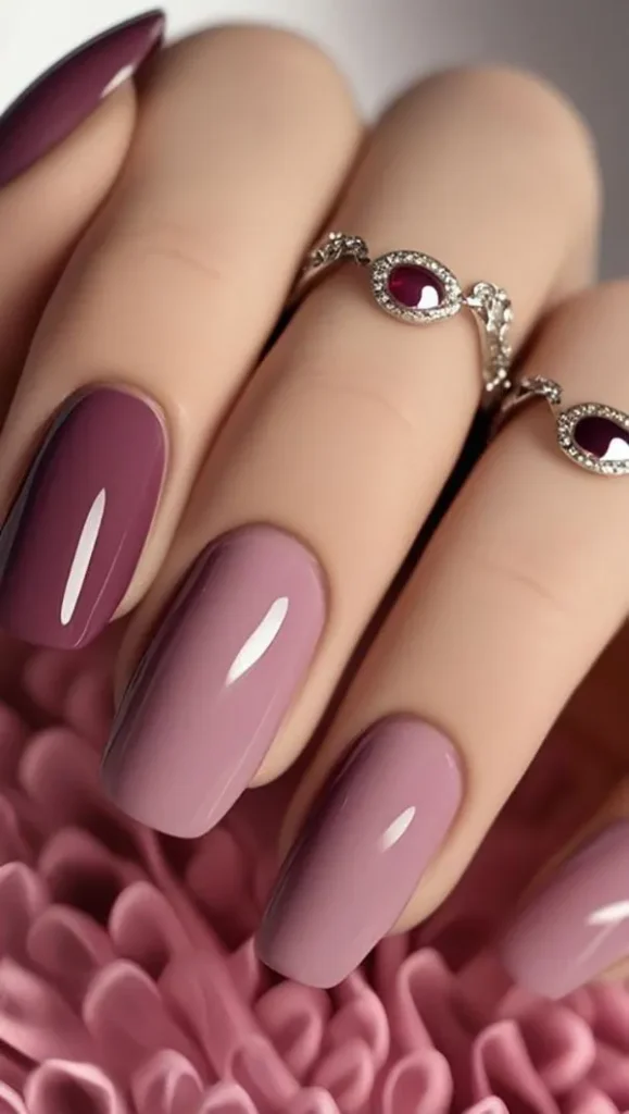 32 مدل ناخن ژلیش جدید دخترانه | ترکیب نود، کروم و حس مینیمال! 26 New girls gel nail style 21
