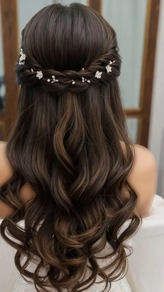 جدیدترین مدل شینیون مو مشکی باز 1404؛ انتخاب دخترونه برای مهمونیها! 30 Open black hair bun 26