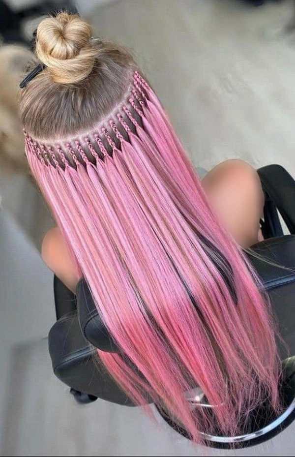 Pink hair texture 12