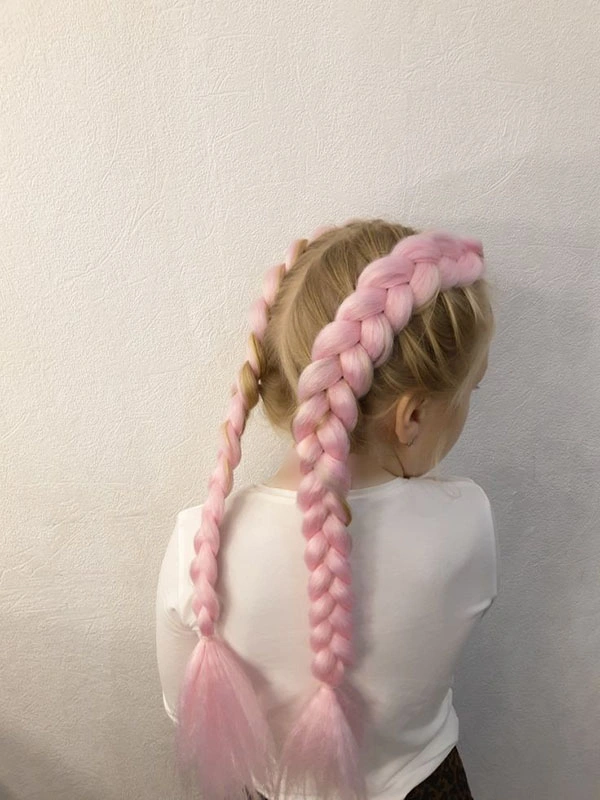 Pink hair texture 13