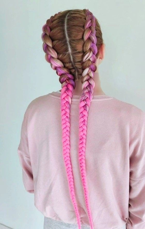 Pink hair texture 14