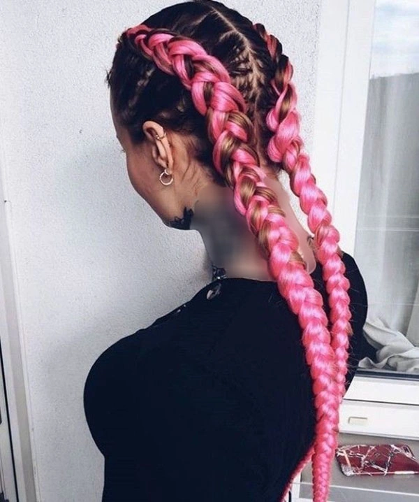 Pink hair texture 2