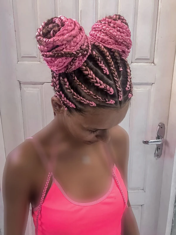 Pink hair texture 3