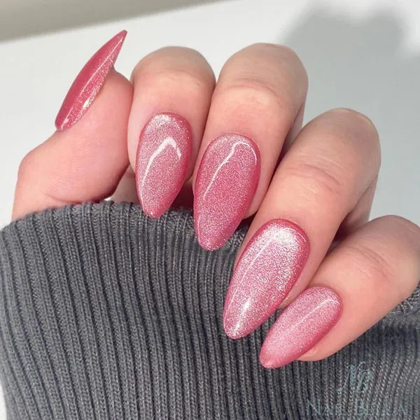 Pink nail model 18