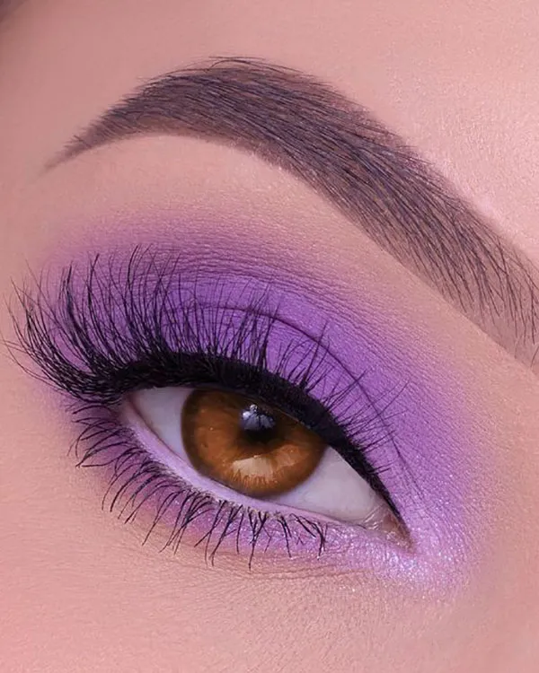 33 مدل سایه چشم بنفش که هر نگاهی رو خاص میکنه! 4 Purple eyeshadow 1