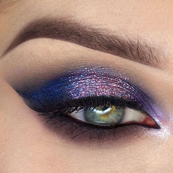 33 مدل سایه چشم بنفش که هر نگاهی رو خاص میکنه! 16 Purple eyeshadow 12