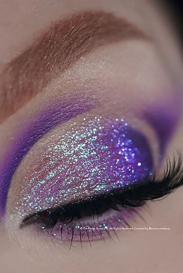 33 مدل سایه چشم بنفش که هر نگاهی رو خاص میکنه! 20 Purple eyeshadow 16