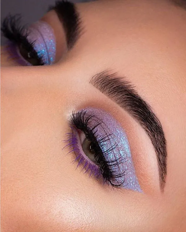 33 مدل سایه چشم بنفش که هر نگاهی رو خاص میکنه! 21 Purple eyeshadow 19