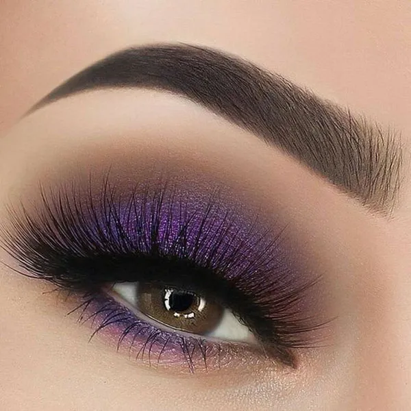33 مدل سایه چشم بنفش که هر نگاهی رو خاص میکنه! 29 Purple eyeshadow 26