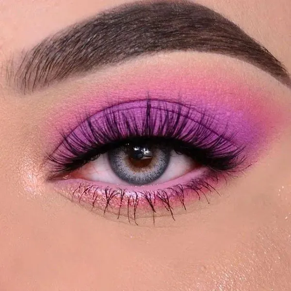 33 مدل سایه چشم بنفش که هر نگاهی رو خاص میکنه! 6 Purple eyeshadow 3