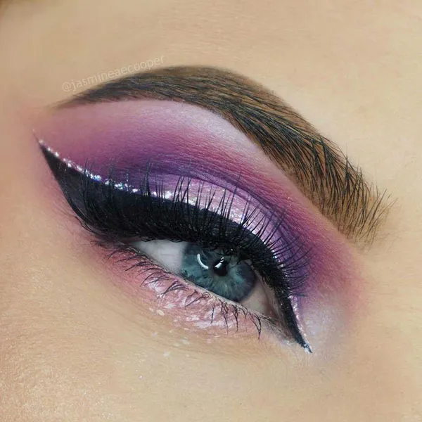 33 مدل سایه چشم بنفش که هر نگاهی رو خاص میکنه! 34 Purple eyeshadow 31