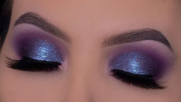 33 مدل سایه چشم بنفش که هر نگاهی رو خاص میکنه! 8 Purple eyeshadow 4