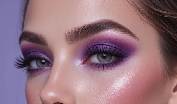 33 مدل سایه چشم بنفش که هر نگاهی رو خاص میکنه! 7 Purple eyeshadow 5