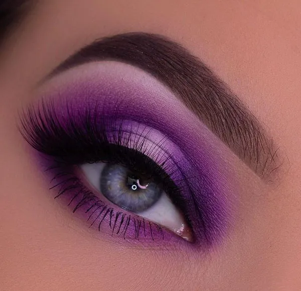 33 مدل سایه چشم بنفش که هر نگاهی رو خاص میکنه! 11 Purple eyeshadow 9