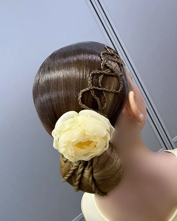 Russian chignon 10