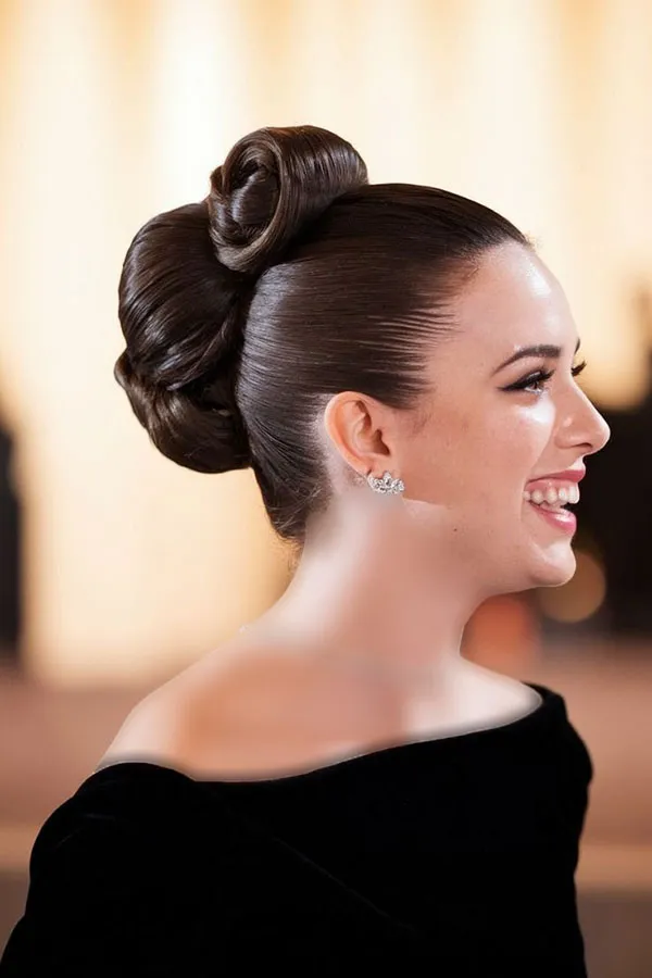 Russian chignon 17
