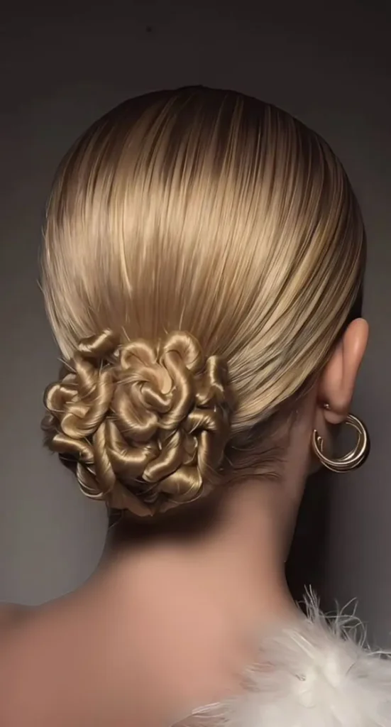 Russian chignon 30