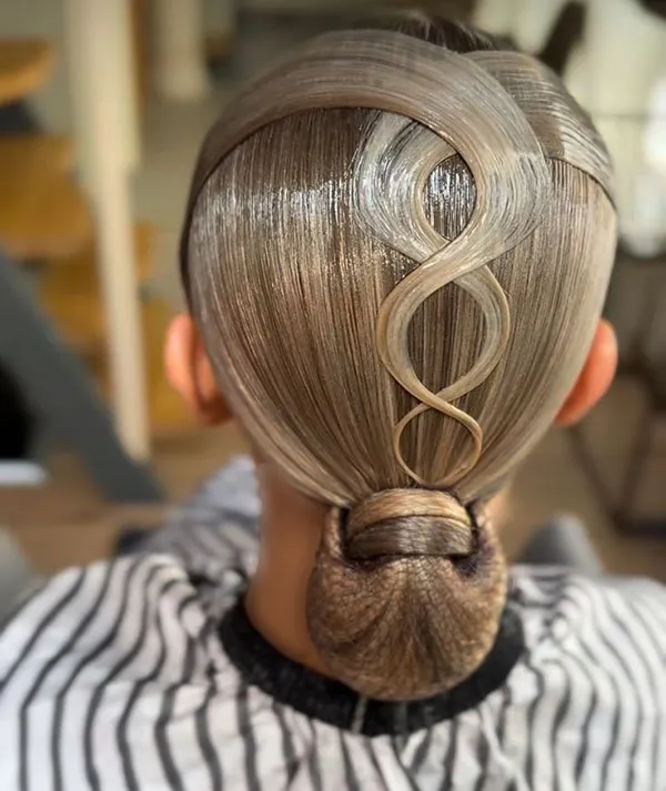 Russian chignon 4
